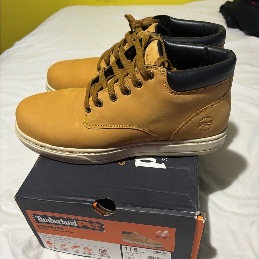 Mens Timberland PRO Tan Disprutor boots - Picture 5 of 8